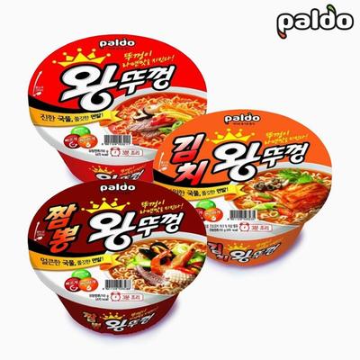 Paldo Ван Туконг Рамэн в чашке 110г (3 разных вкусовых пакета)