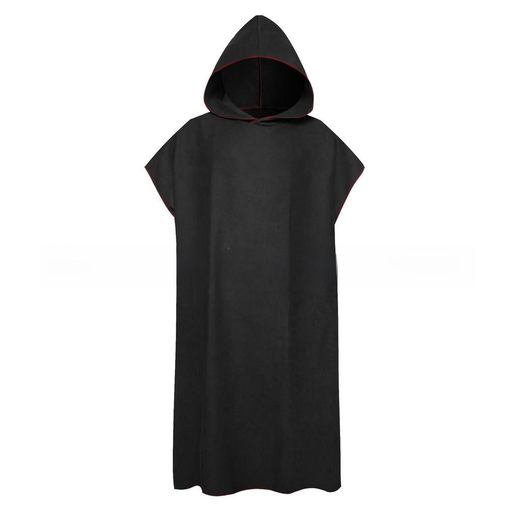 Микрофибровый быстросохнущий халат с капюшоном для взрослых - Абсорбирующее пляжное полотенце и полотенце для плавания