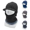 Wool Hat for Men and Women, Winter Pullover Hat, Warm Mask, Cycling, Wind-proof, Northeast Hat, Scarf, Scarf and Neck Integrated Hat