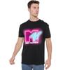 MTV Mens Neon Sign Logo T-Shirt