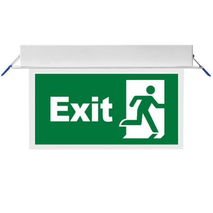 Panneau LED encastré EXIT 3W IP20 Blanc