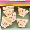 Керамические тарелки ZISIZ с рисунком «Вишневый кот» под глазурью