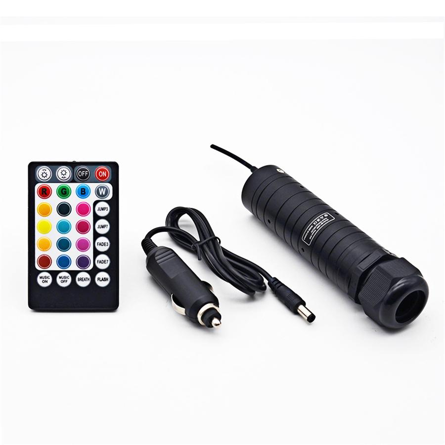 Автомобильный потолочный звездный свет Dc12V 6W Rgb Led 150 шт. оптоволоконный свет РЧ пульт управления