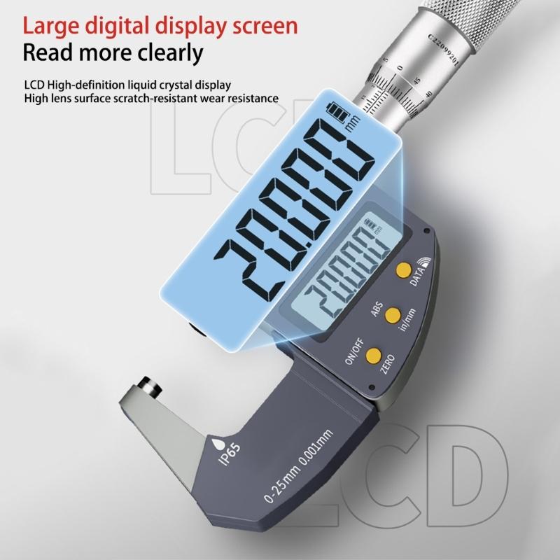 Наружный микрометр, 0-25-50-75-100 мм Наружный микрометр Внешний микрометр Микрометр Механические микрометры