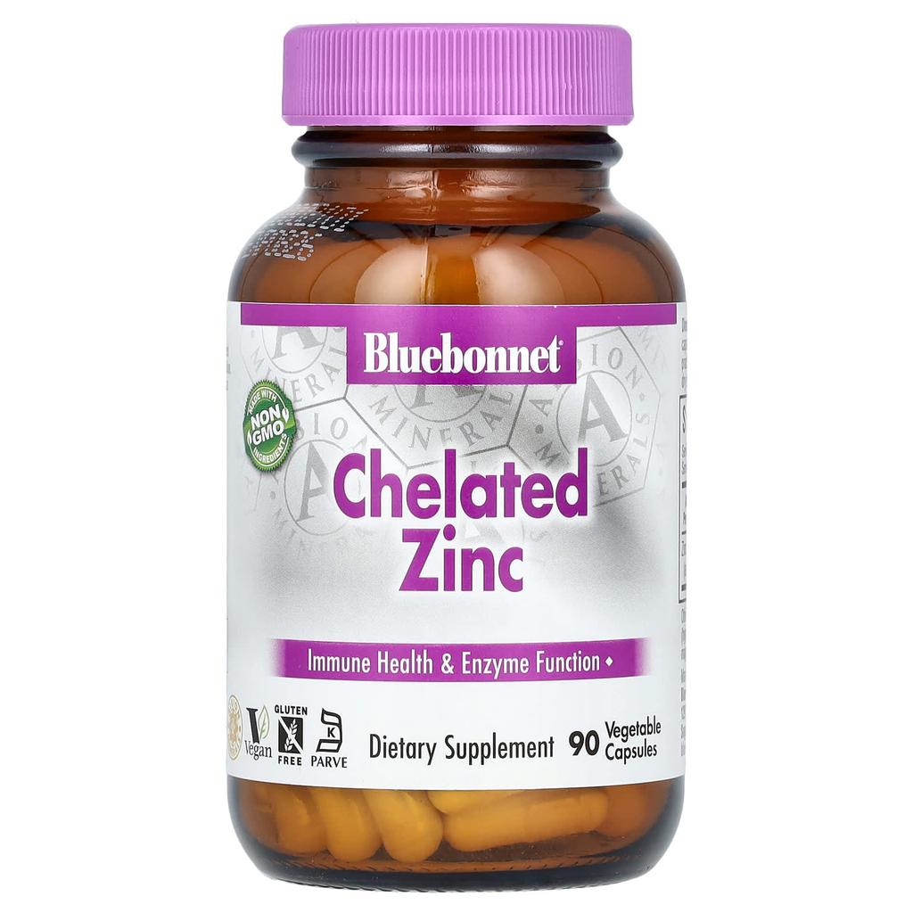 Chelated Zinc, Veggie Capsules, 90 (30Mg Per Capsule)