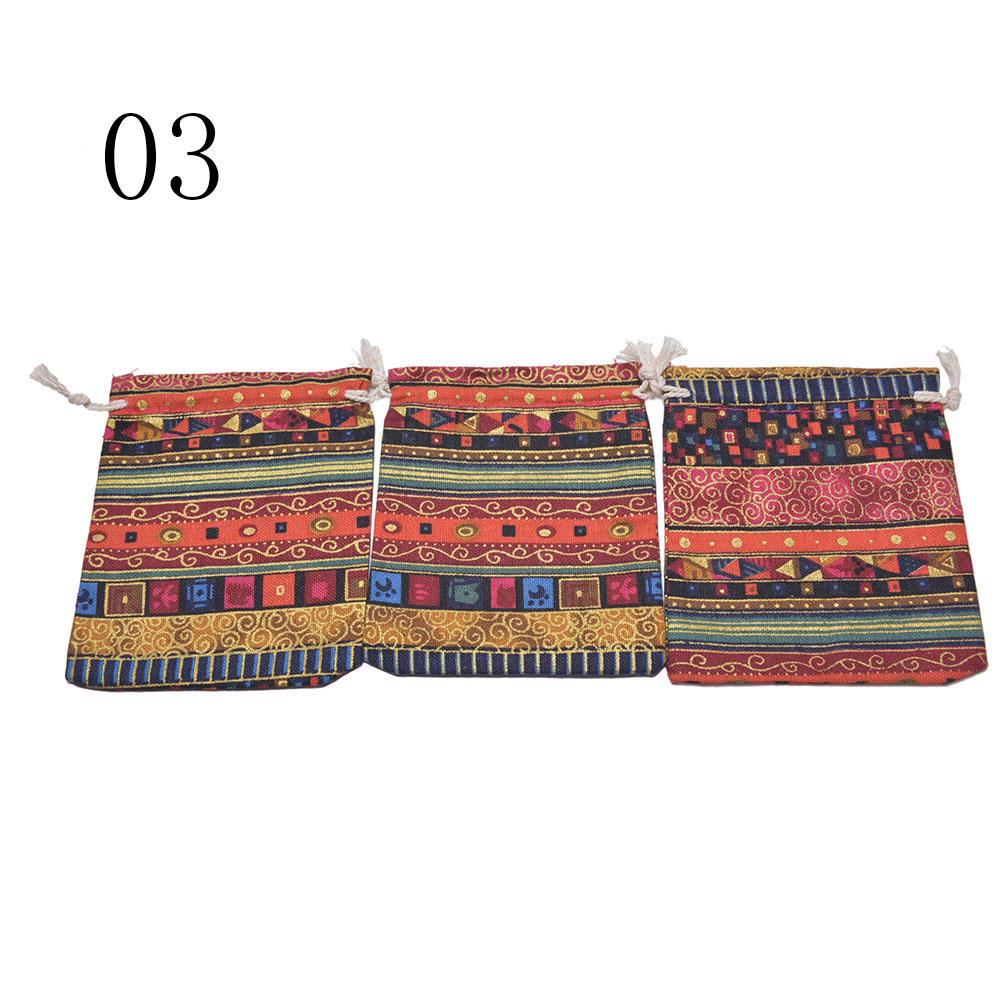 Очаровательные мешочки, 1 шт., льняные мешочки с бантом, цветные льняные сумки на шнурке, ювелирные подарочные сумки, племенные племена