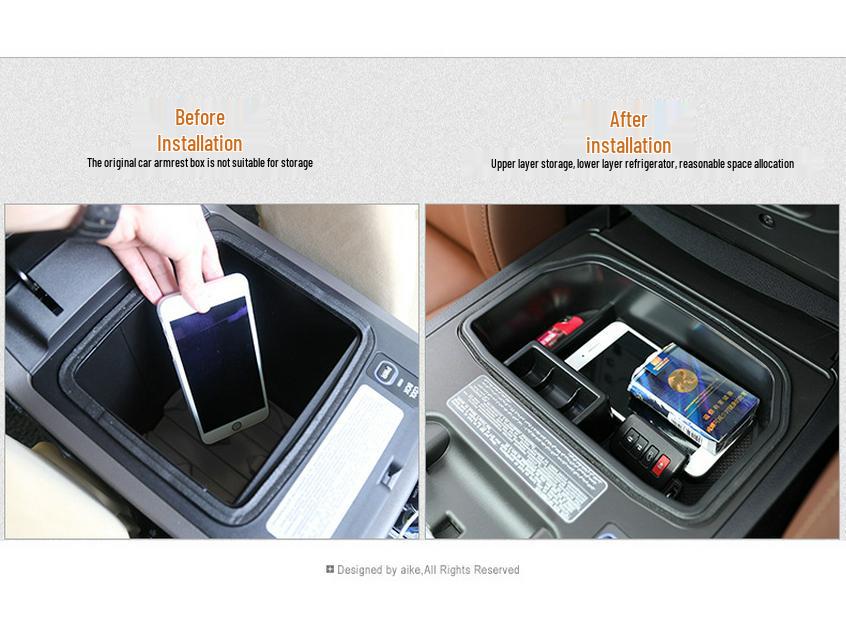 08-21 Land Cruiser Органайзер для хранения подлокотника центральной консоли