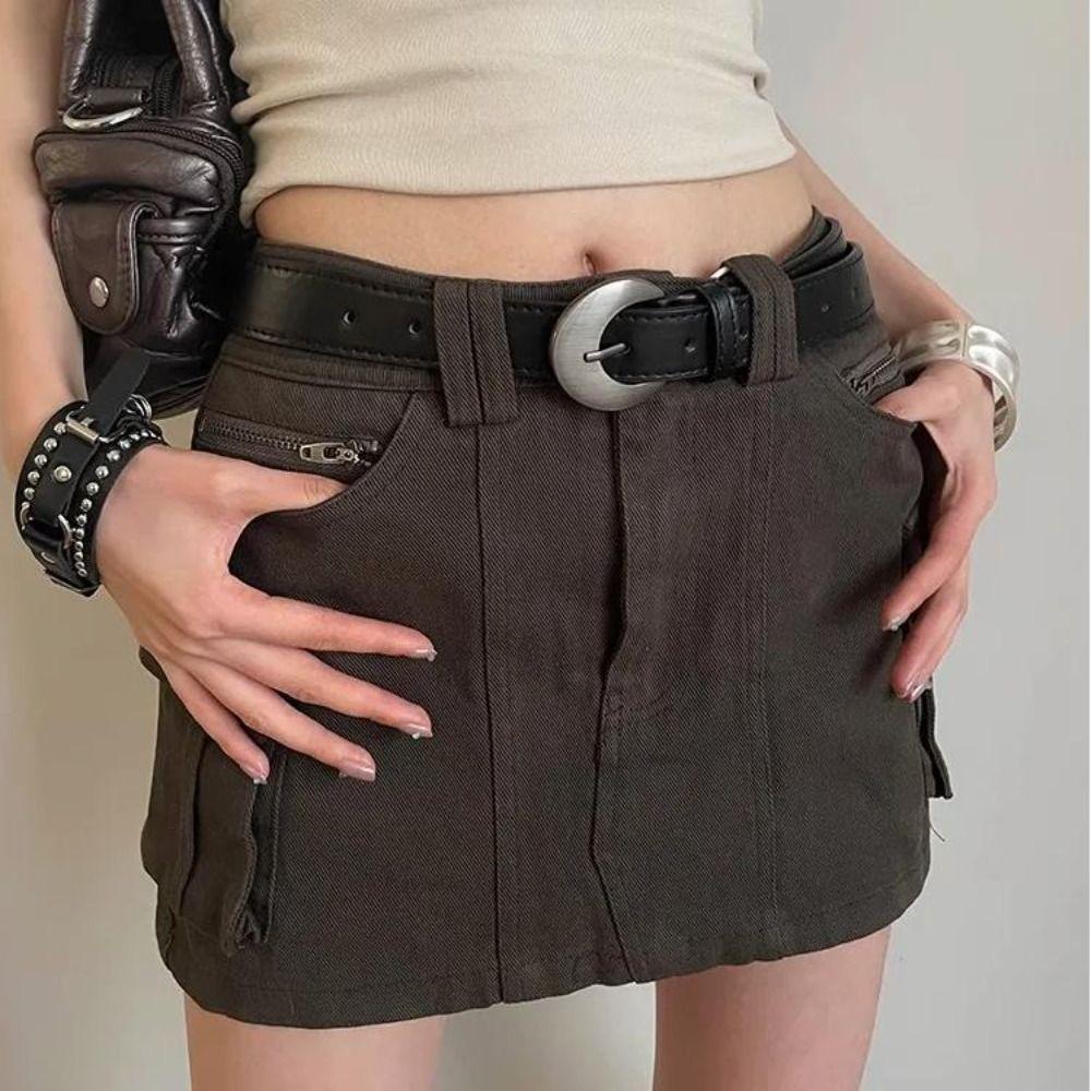 Luxury Moon Waist Belt Designer Dress Jeans Belt Simple Women's Belt Streetwear