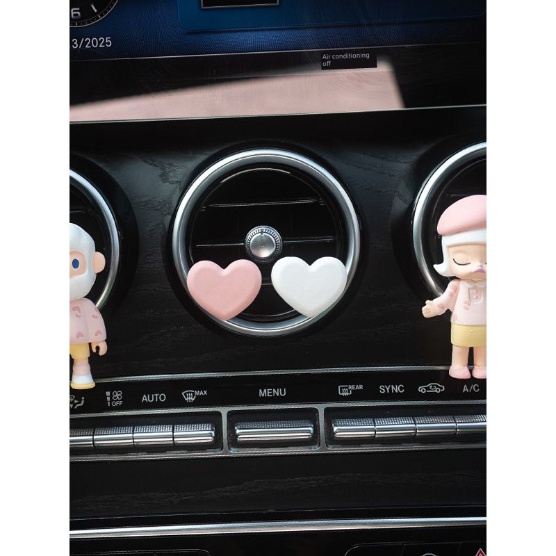 New Car Gift Car Perfume Fragrance Cute Cartoon Air Vent Decoration Car Aroma Diffuser Stone Car Interior Ornament Fragrance