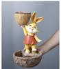 Resin Cartoon Animal Simulation Rabbit Succulent Green Plant Flower Pot Ornament Courtyard Outdoor Garden Ornament