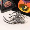 Silver Metal Spider Bat Large Hair Clip Women Personalized High Hair Volume Shark Clip Back of The Head Disheveled Hair Claw