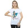 DC Comics Womens/Ladies Wonder Woman Standing Logo Cotton T-Shirt