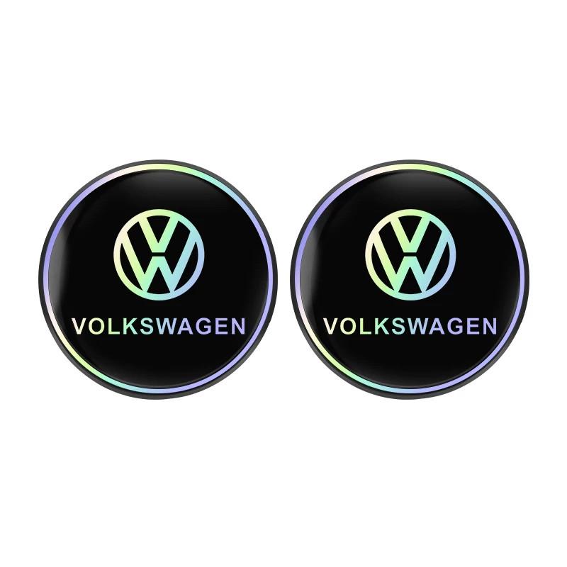 SBD-Laser-VW Car Laser Coasters Cup Slot Mat Beverage Holder Pad For Volkswagen Golf 6 Tiguan Polo Golf 7 Jetta Sticker zj1