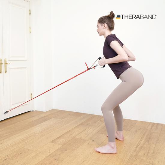 Theraband Elastic Resistance Exercise Band Tubing Band 6 Levels, Choose 1
