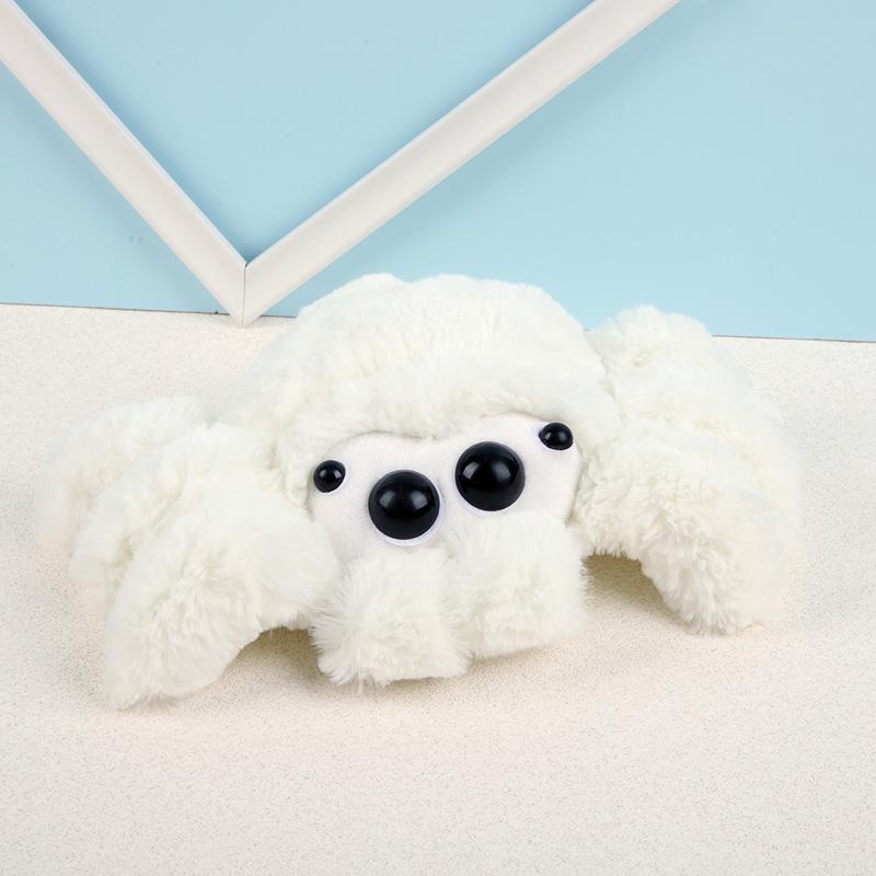Cute Spider Lucas Plush Toy Halloween Atmosphere Decoration Soft Skin-friendly Fluffy Insect Figurine Festival Gift For Children