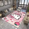 Привет К-Китти Напольный Ковер в Стиле ИНС Мягкий Коврик для Спальни Прямоугольный Противоскользящий Домашний Мягкий Коврик для Ванной Комнаты Коврик для Входной Двери В помещении и на улице Отель