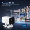 Портативный мини-проектор Salange 4K WiFi6 BT5.4 Android 11 Нативный проектор 720P 280Ansi Видео Смарт Домашний кинотеатр Бимер Кино