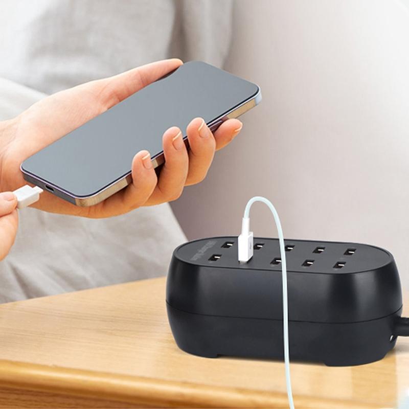 Зарядная станция USB, концентратор зарядки на 10/20 портов 100 Вт 50 Вт, компактное настольное USB-зарядное устройство с несколькими портами для телефона, планшета