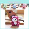 Cute And Charming Teddy Bear Plush Keychain Short Plush Doll For Bags And Keys
