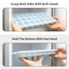 Silicone Ice Trays for Freezer, 21 PCS Ice Cube Tray with Lid, Lovely Heart Ice Cube Mold For Chilling Drinks Ice Maker Molds