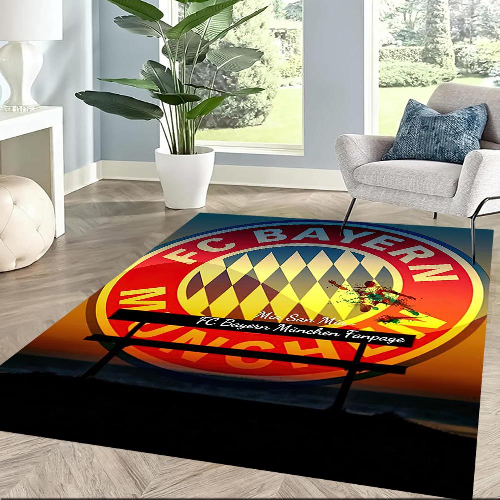 Bayern Munich Floor Mat Suitable for Game Room Dormitory Bedrooms Playrooms Anti-slip Rug Anime Office Decor Perfect Gift for Friends & Family
