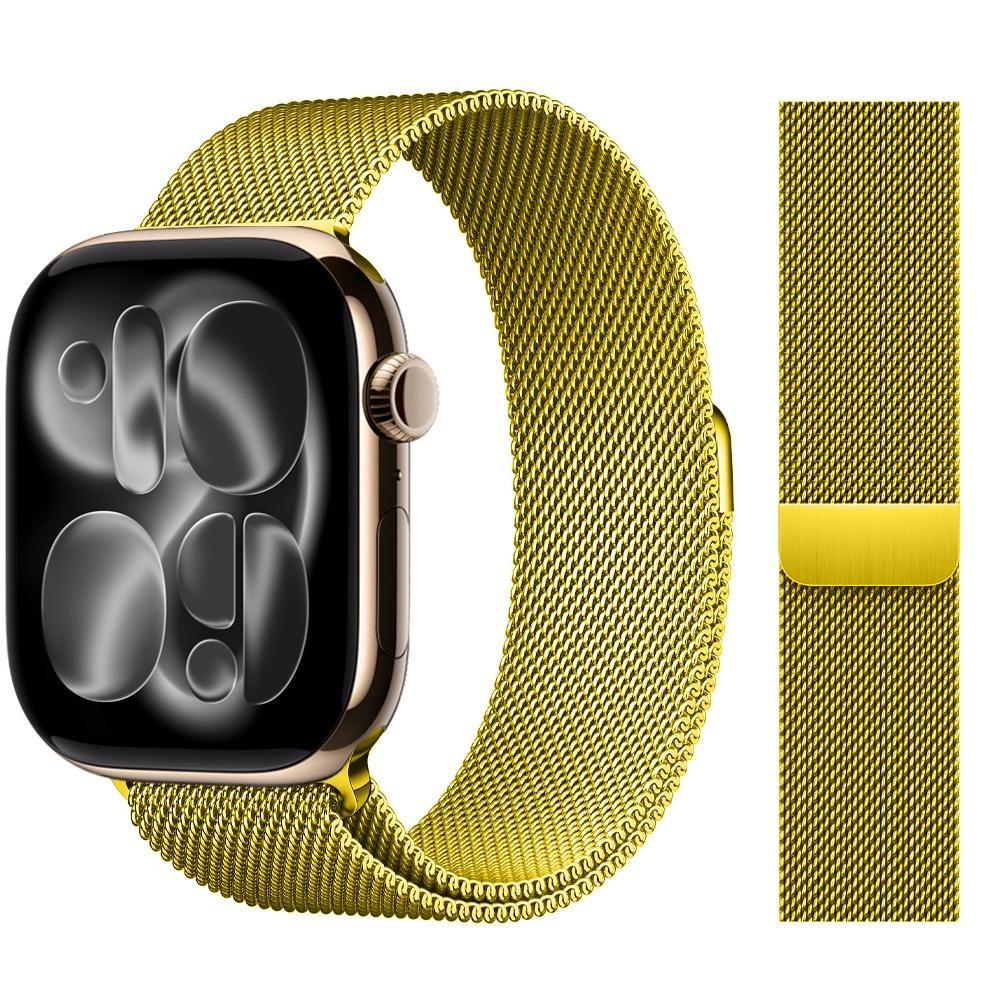 Миланская петля для ремешков Apple Watch 44 мм 46 мм 40 мм 45 мм 41 мм 42 мм браслеты iWatch серия 10 11 se 7 8 9 ultra 2 3