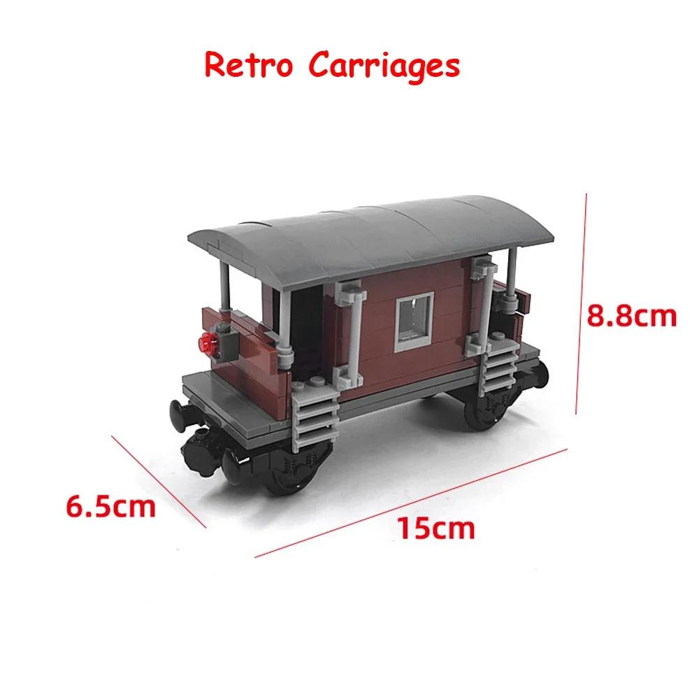 Criativo MOC Blocos de Construção para Crianças, Cidade Tanque, Trem de Carro, Trem de Carga, Lenha, Ferrovia, Ônibus Expresso