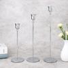 1/3Pcs/Set European Style Metal Candle Holders Candlestick Fashion Wedding Table Candle Stand Exquisite Candlestick Christmas