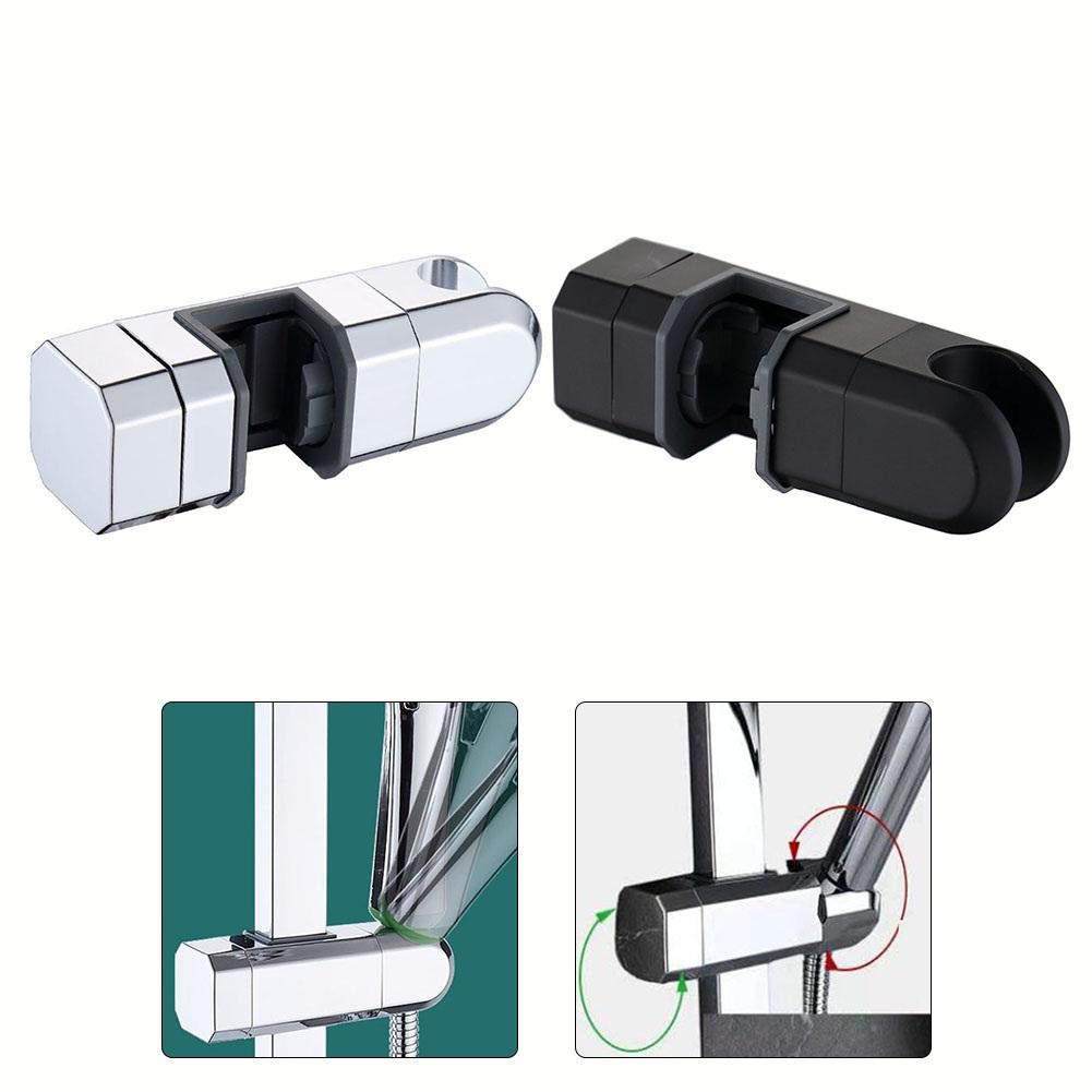 Регулируемый размер хромированного держателя для душевой стойки для направляющих штанг 15 мм 30 мм