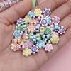 High Quality Jewelry Accessories Acrylic Handmade Flower Necklace Bracelet Material Butterfly Ball Beaded 100pcs Letter DIY
