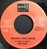 7-дюймовая пластинка RIK ROK / KEISHERA - Wrong Conclusion / Cry No More NONE Birchill Record Ямайка Регги, Ска и Даб Б/у