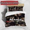 3pcs Duvet Cover Set (1*Duvet Cover + 2*Pillowcase, Without Core), Custom Name Bride of Chucky Pattern Bedding Set, Home Bedroom Decor Gift