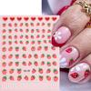 Nail Art Stickers SU-29 Red Strawberry Design 8cm*10.5cm Lightweight and Fresh for Summer