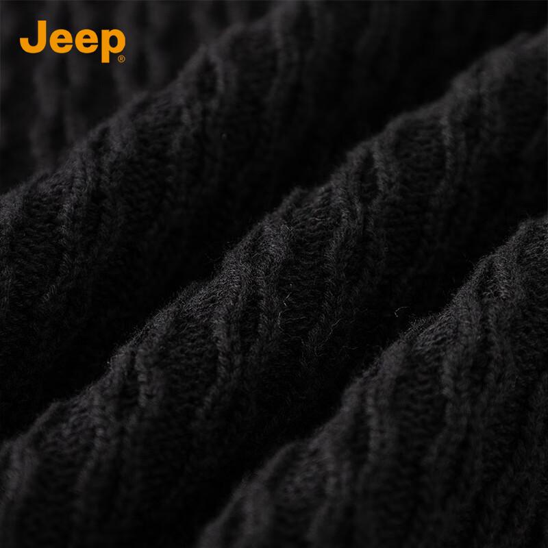 JEEP Men's Pure Cotton Crew Neck Sweater