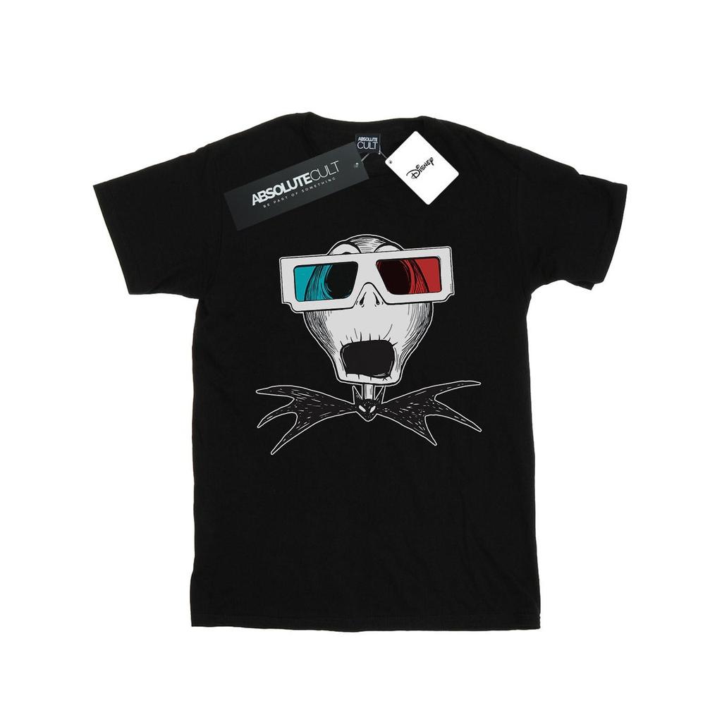 Disney Boys Nightmare Before Christmas Jack Skellington 3D Glasses T-Shirt