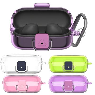 Защитный чехол для наушников Sony WF-C510, беспроводная Bluetooth-гарнитура, силиконовый чехол из ТПУ, крышка с крючком, аксессуары