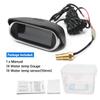 2 In 1 Horizotal Gauge Universal Truck Car Digital Water Temperature Gauge+Voltage Set Meter with 10mm Sensor 12/24V For Car