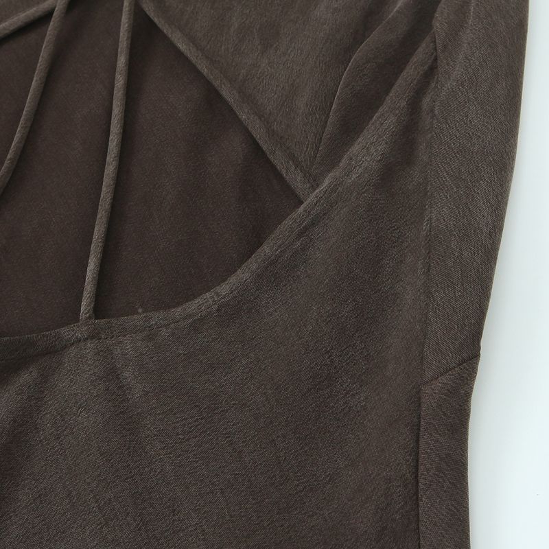 Kaslead New Women Clothes Western Style Fashion Slim Fit Simple Underwear Style Dress 2548043