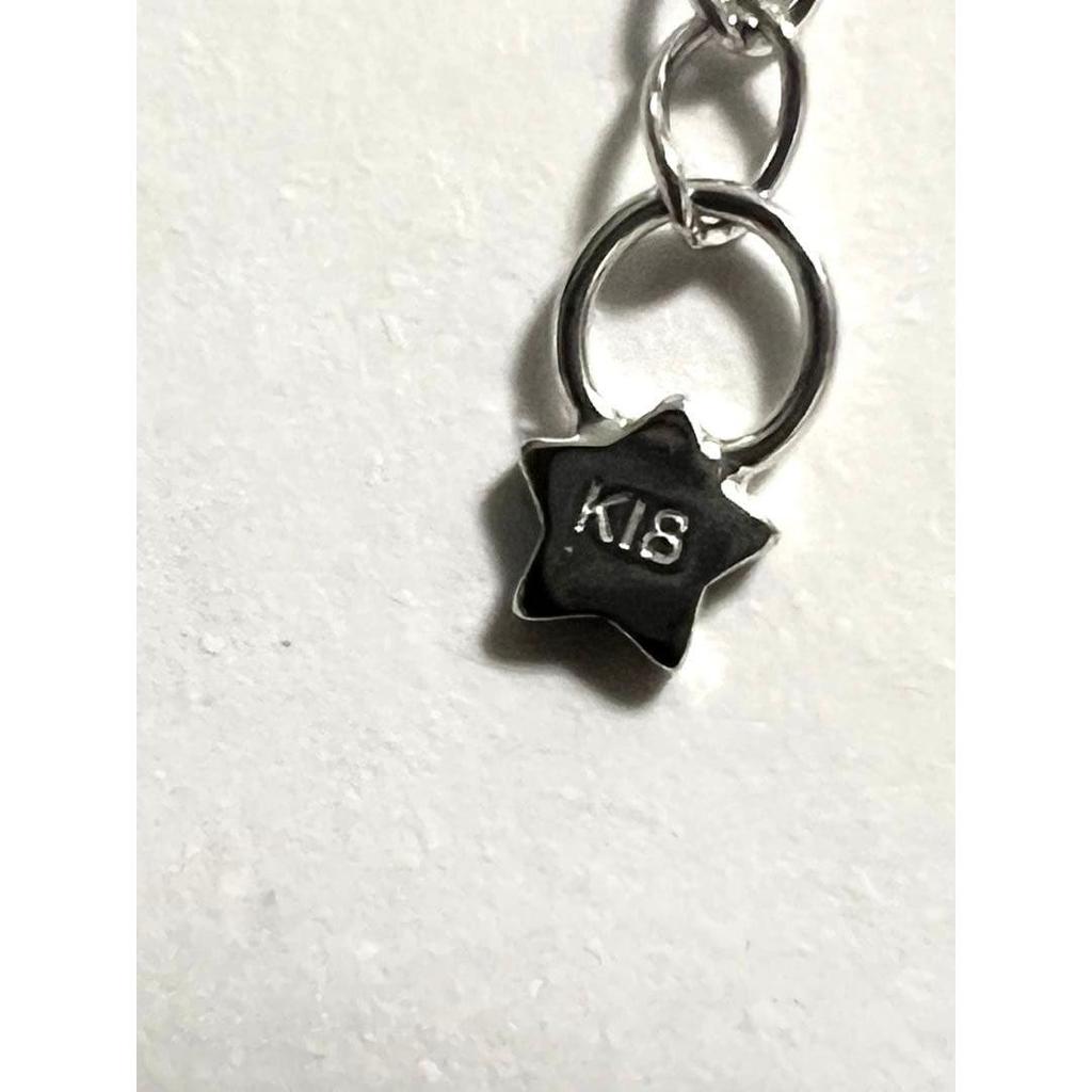 Б/у Цепочка-регулятор Star Jewelry K18 БЕЛОЕ ЗОЛОТО 10 см
