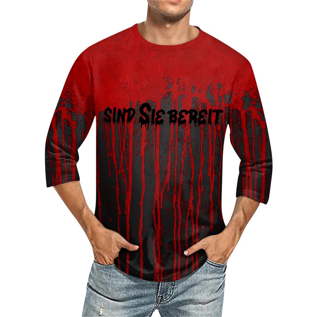 Men's T-shirt T-shirts Graphic Text Pool3D Printing Street Casual Short Sleeve Printed Clothing Basic