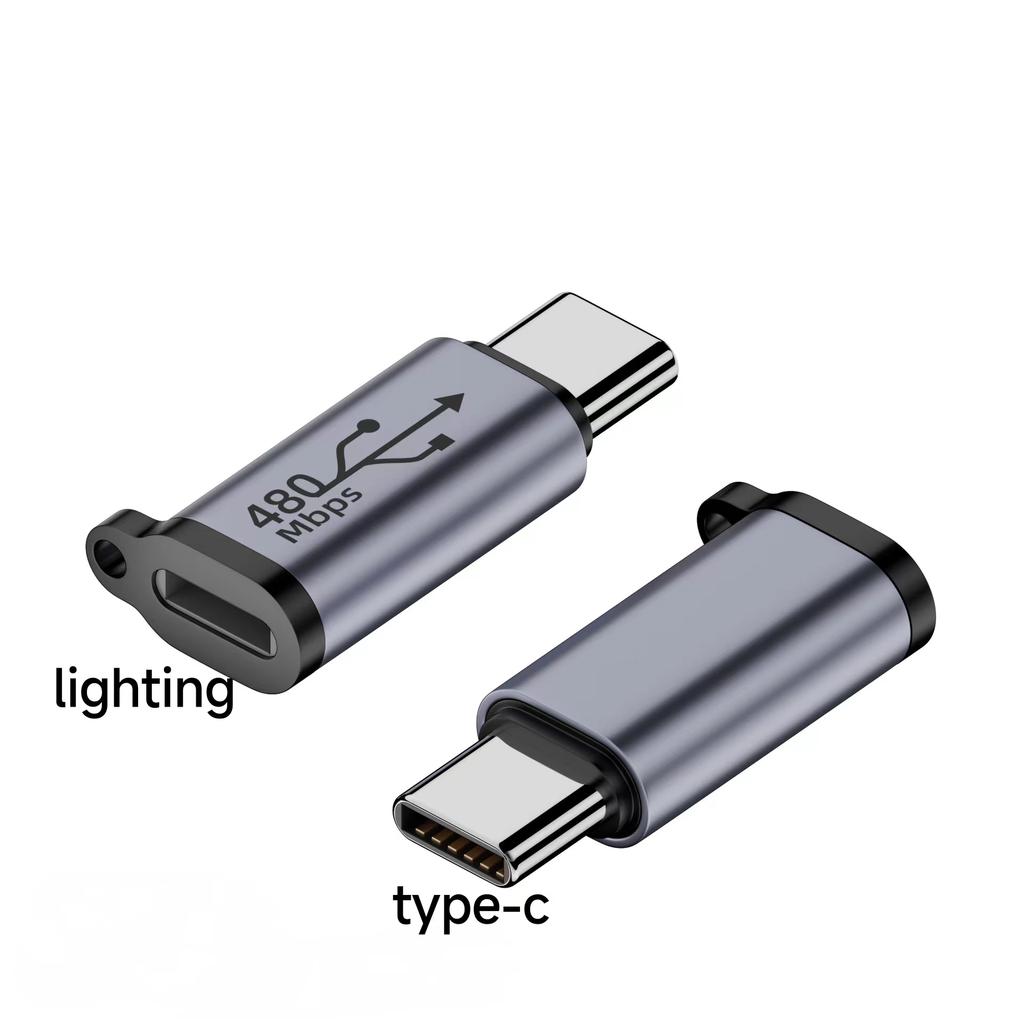 Micro USB Mini USB Type-C Адаптер освещения Синхронизация данных Зарядный преобразователь для iPhone Xiaomi Samsung Адаптер для мобильного телефона USB C Plugs Transfer Converte
