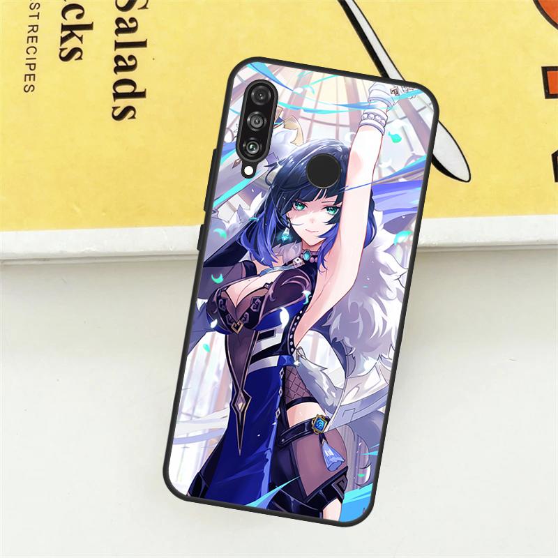 Yelan Genshin Impact For Huawei Nova 12S 12i 9 10 SE 7i 8i 11i Y60 Y61 Y70 Y72 Y73 Y90 Y91 P20 P40 P30 Lite Case
