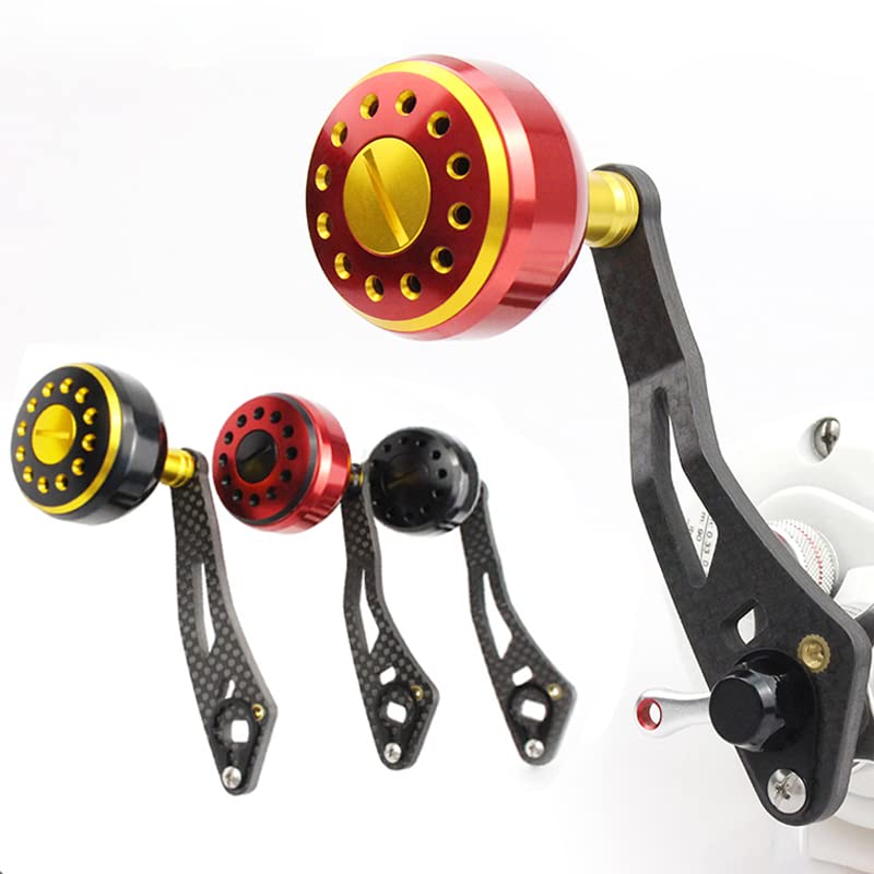 VISPREA Детали катушки Мультипликаторная катушка Барабанная катушка Рукоятка Алюминиевый сплав 109 мм Рукоятка Ручка Shimano Daiwa Daiwa Abu Garcia Запасные части для кастомизации YU239 Рукоятка