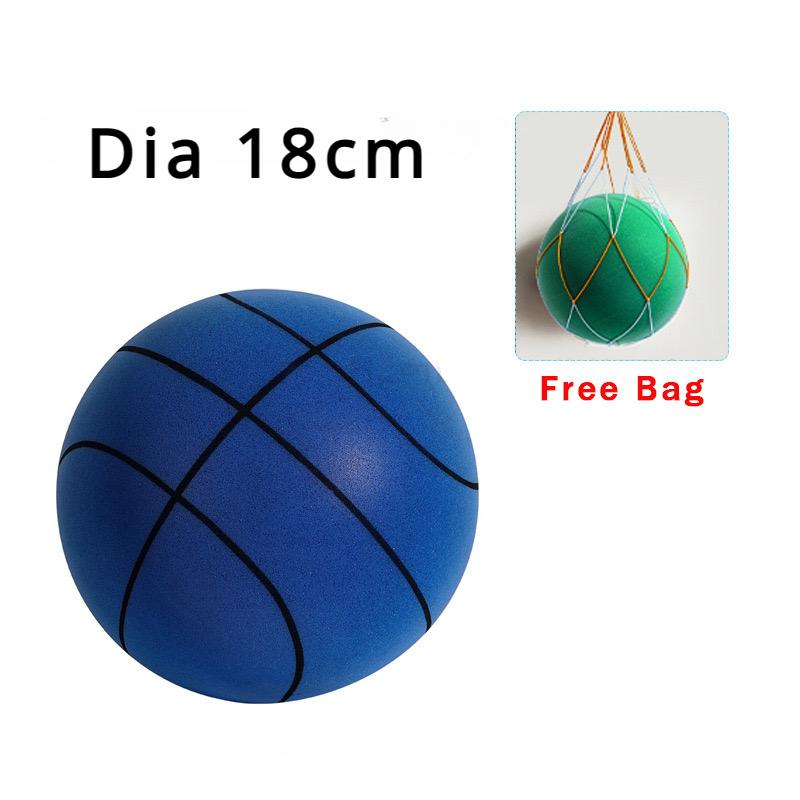 18/21/24 см детский прыгающий немой баскетбольный мяч, сжимаемый немой прыгающий баскетбольный мяч для дома, бесшумный мяч из пенопласта, баскетбольный мяч, прыгающий футбол