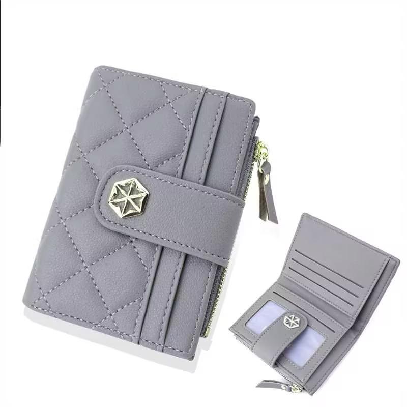 Fashionable Pu Card Wallet With Zipper And Breathable Material For Everyday Travel And Outings