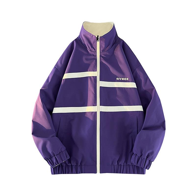 Весна и осень куртка унисекс с воротником-стойкой, модная корейская студенческая куртка, рабочая одежда, повседневная ветровка, топ