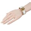 HERMES Charnière Bangle Bangle Gold Plated White x Beige x Gold Women Used