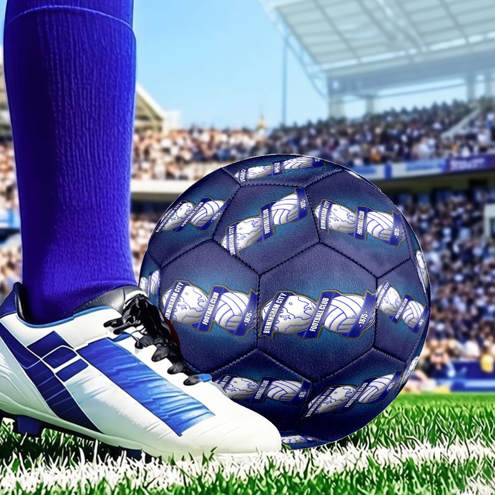 Crystal Fc Crest Printed Size 5 Soccer Balls, Anti-Slip, Protective Football, Outdoor Sport, a Unique Gift Suitable for him/her, Birthday