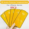 5 шт. 9D Защитное стекло для экрана для iPhone Серии 17 Air 17 Pro 16 Plus 14 13 15 12 11 Pro Max Защитное стекло