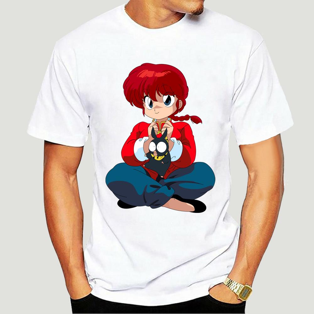 Аниме Ranma NibunnoIchi Футболка с коротким рукавом Мужские футболки Оверсайз Топы Уличная мода Харадзюку
